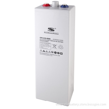 Sunstone Manufacture Opg Series 2V 600ah Gel Opzv Battery Lead Acid Battery